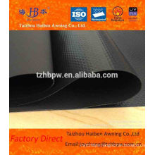 Waterproof 100% Polyester Heavy duty Black Vinyl Tarps